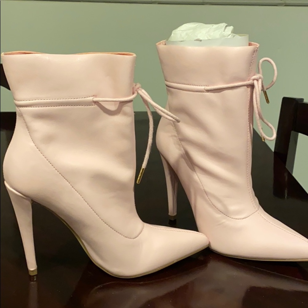 Pink boots